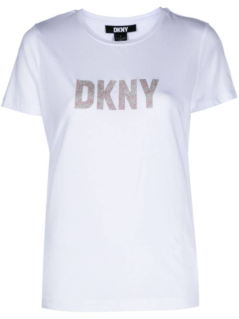 DKNY logo-print short-sleeve T-shirt - White von DKNY