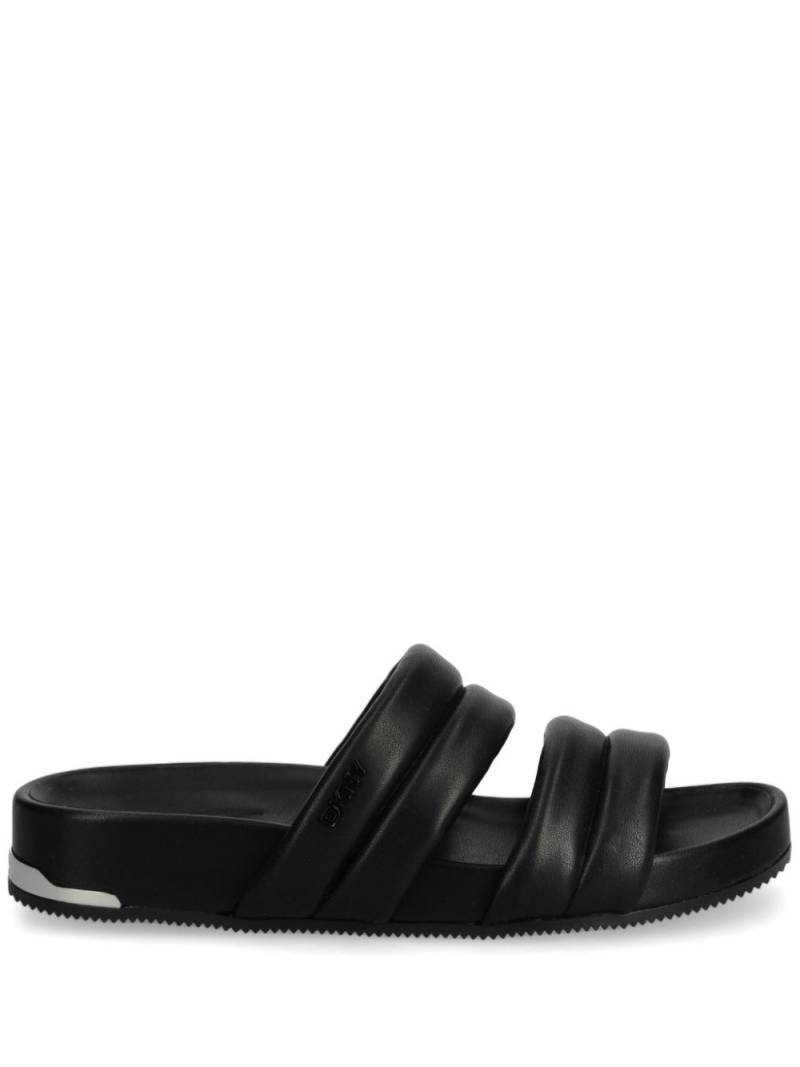 DKNY logo sandals - Black von DKNY