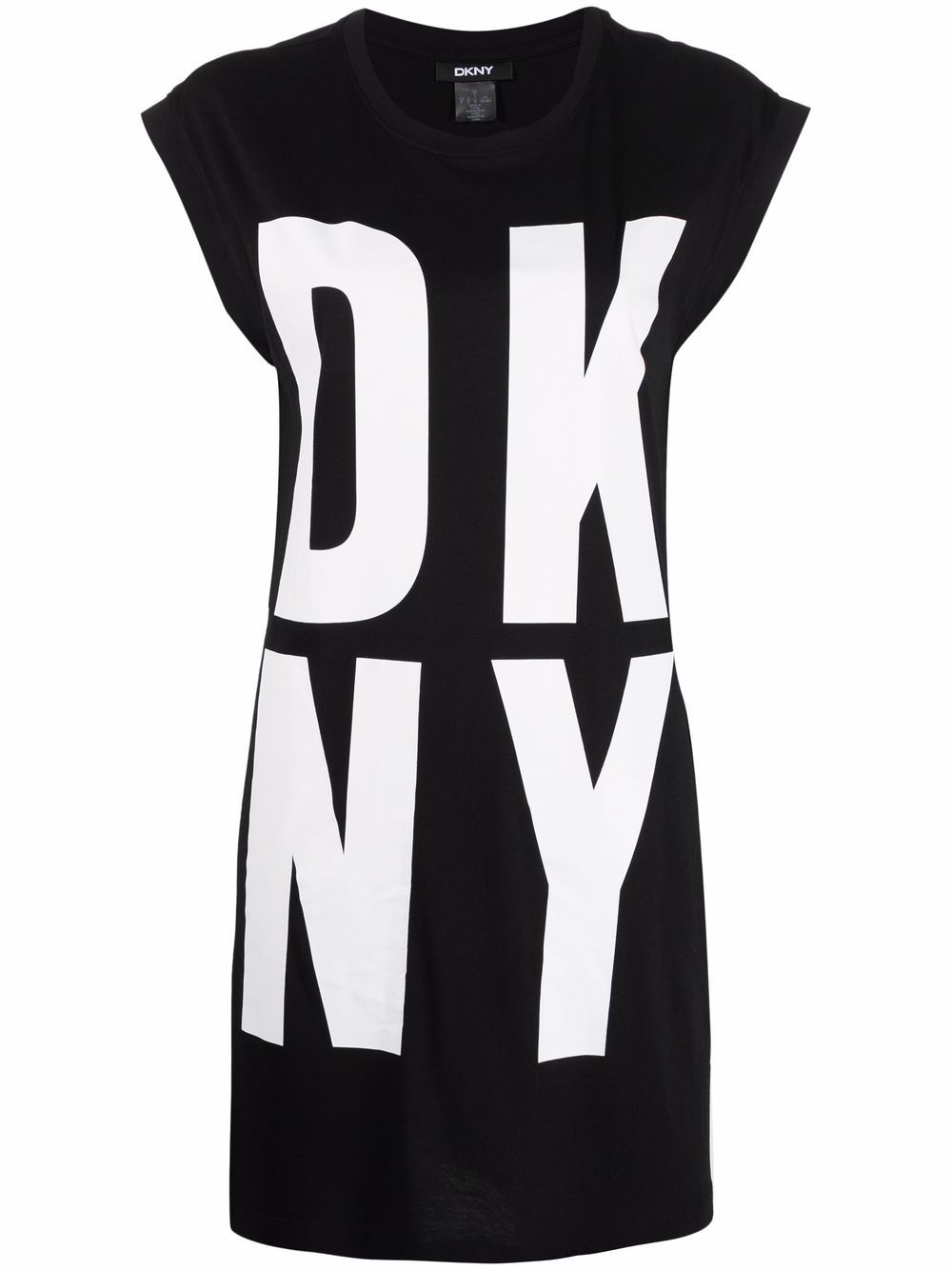 DKNY longline logo-print vest top - Black von DKNY
