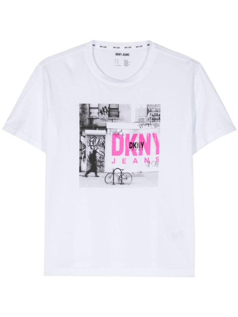 DKNY photograph-print T-shirt - White von DKNY