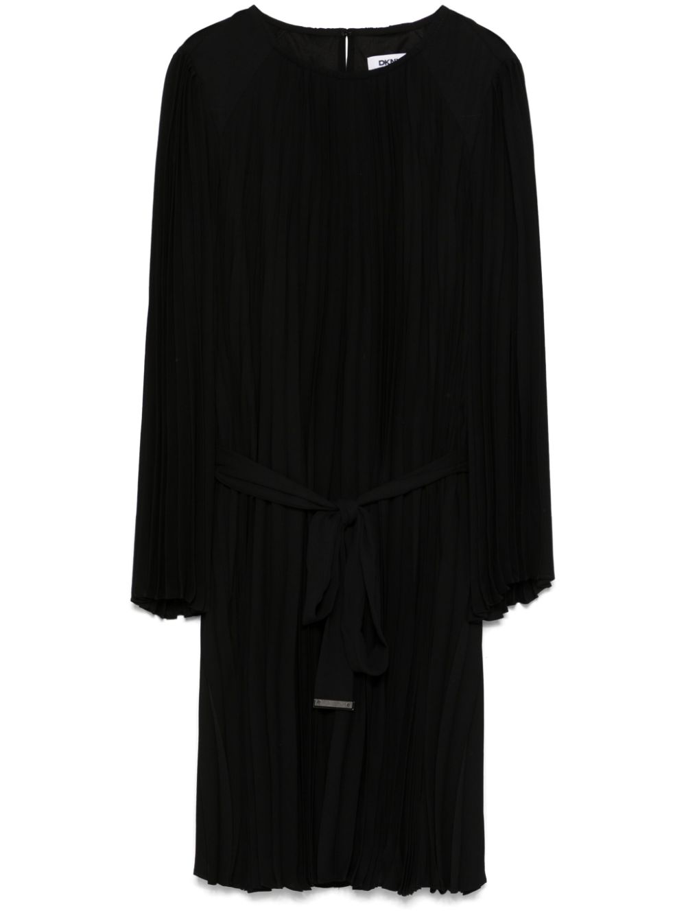 DKNY pleated mini dress - Black von DKNY