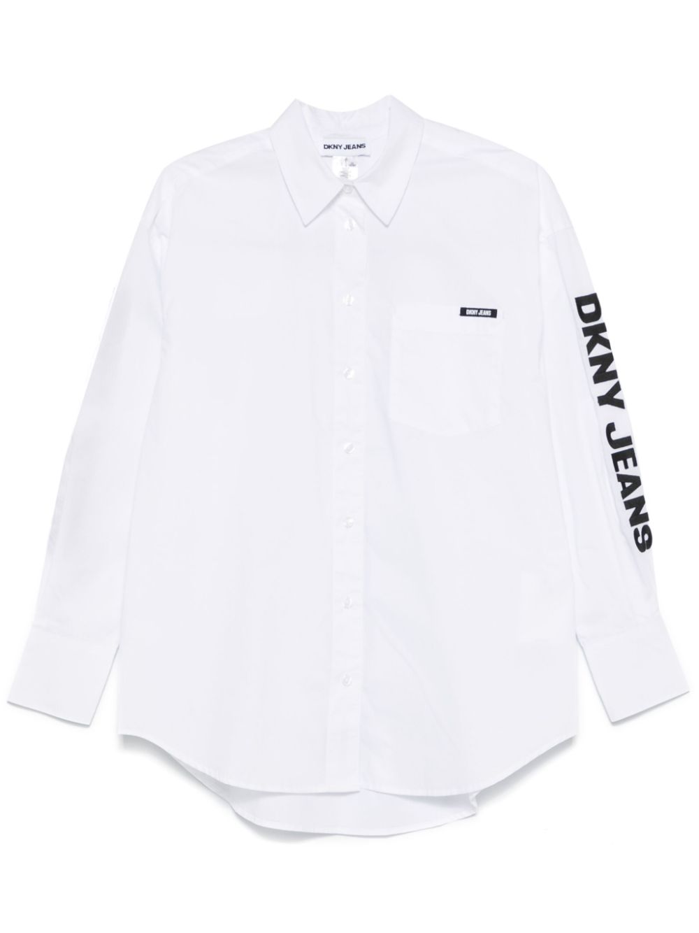 DKNY poplin button-down shirt - White von DKNY