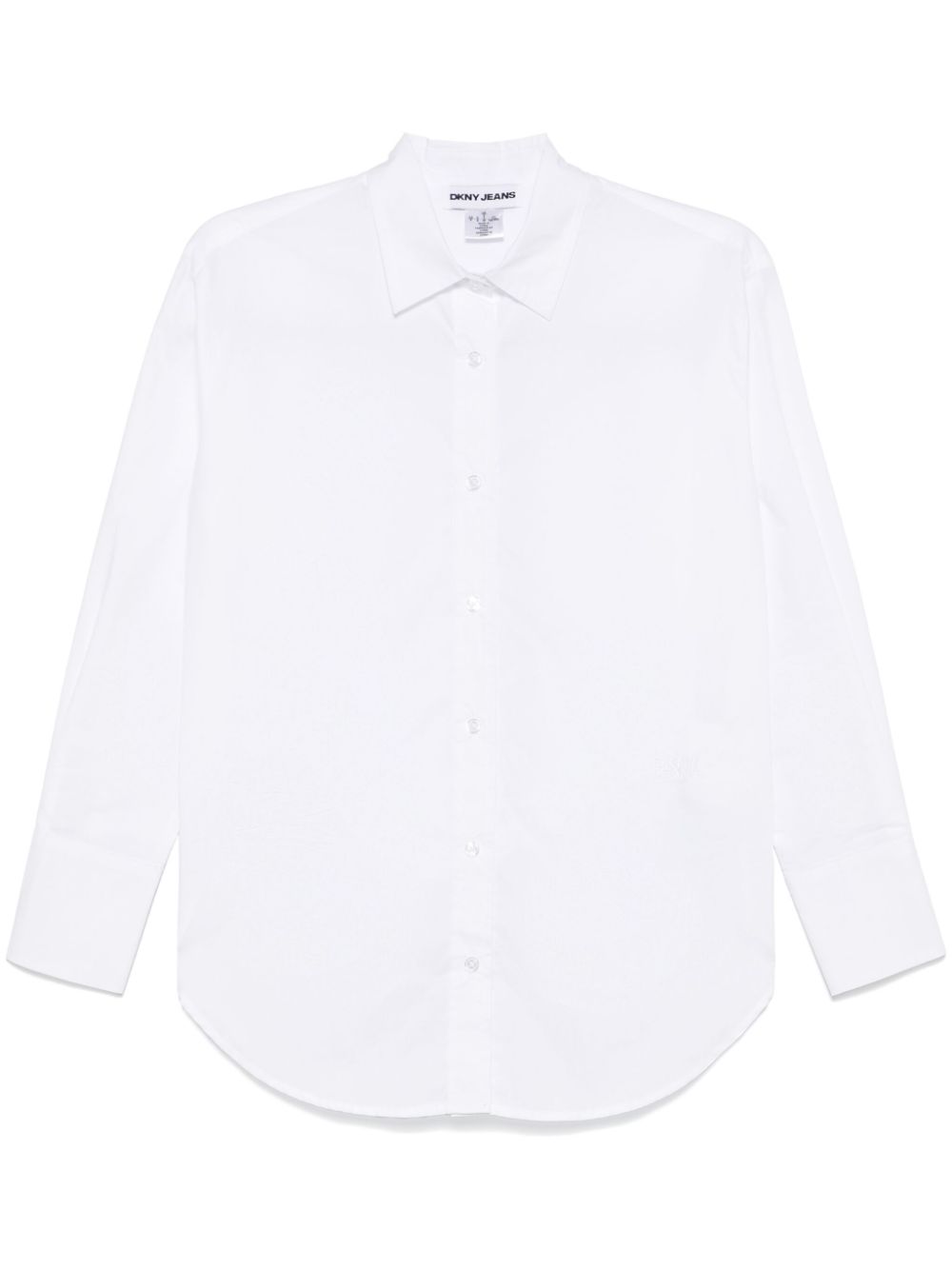 DKNY poplin button-up shirt - White von DKNY