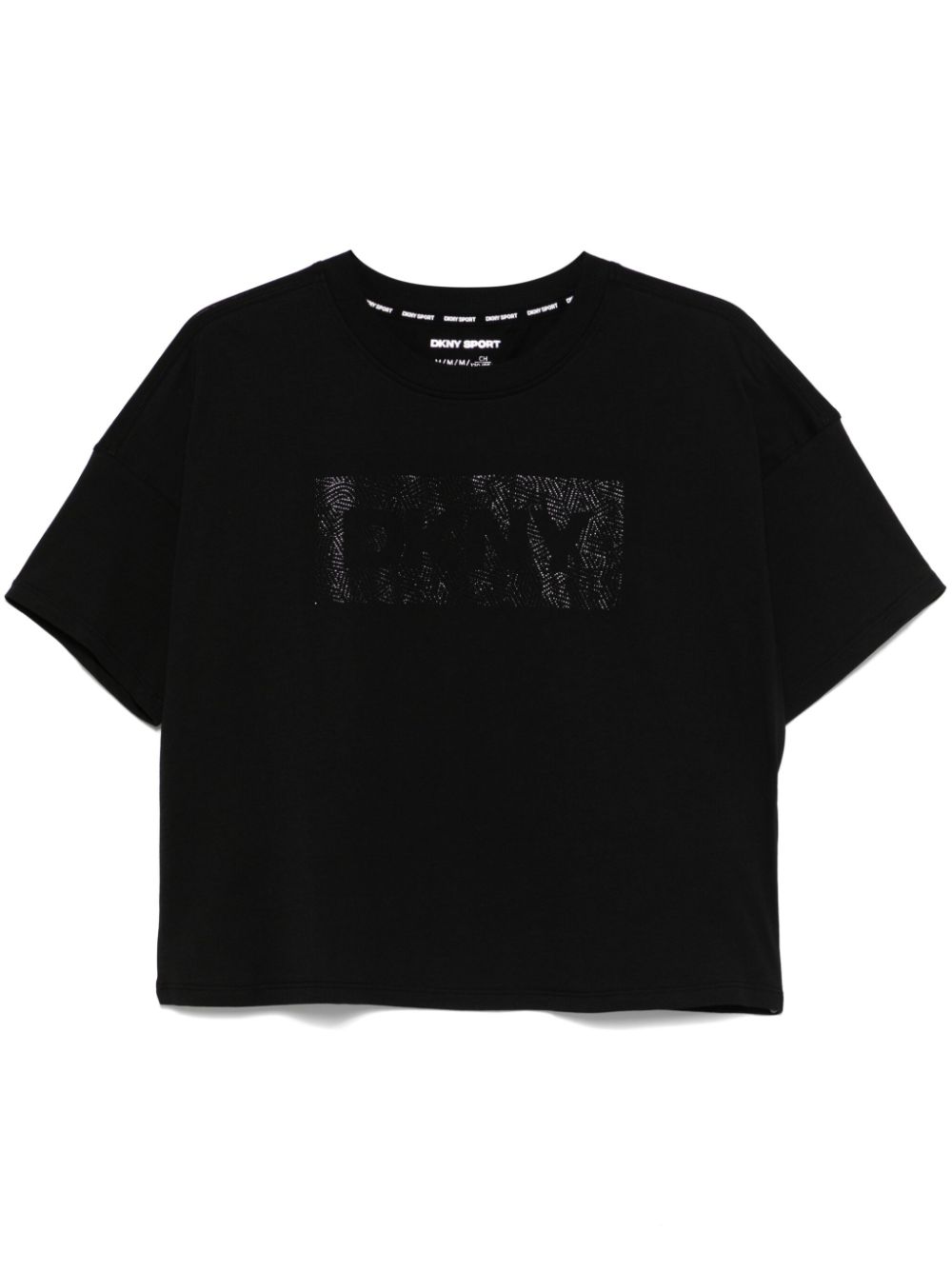 DKNY stud-embellished T-shirt - Black von DKNY