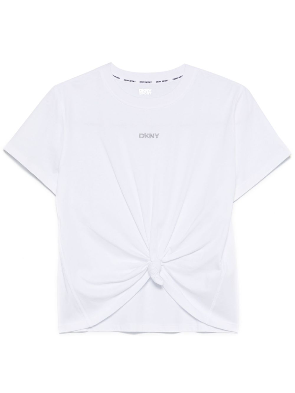 DKNY twisted T-shirt - White von DKNY