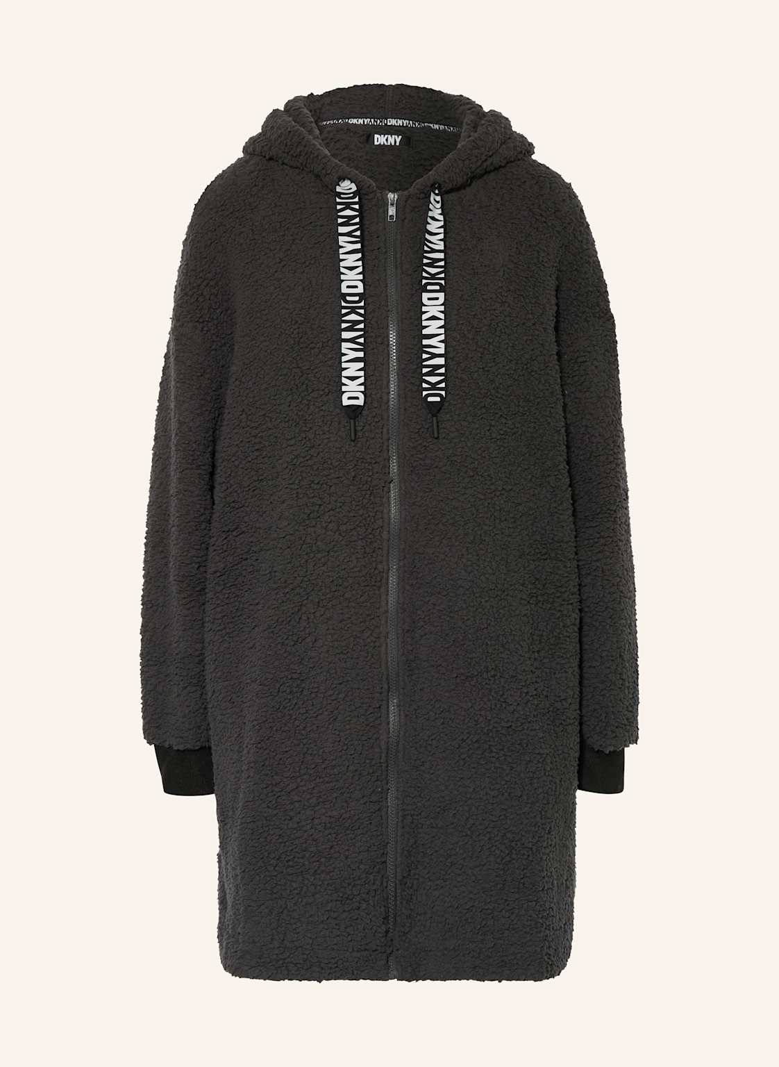 Dkny Lounge-Jacke The Cozy Moment Aus Teddyfell grau von DKNY