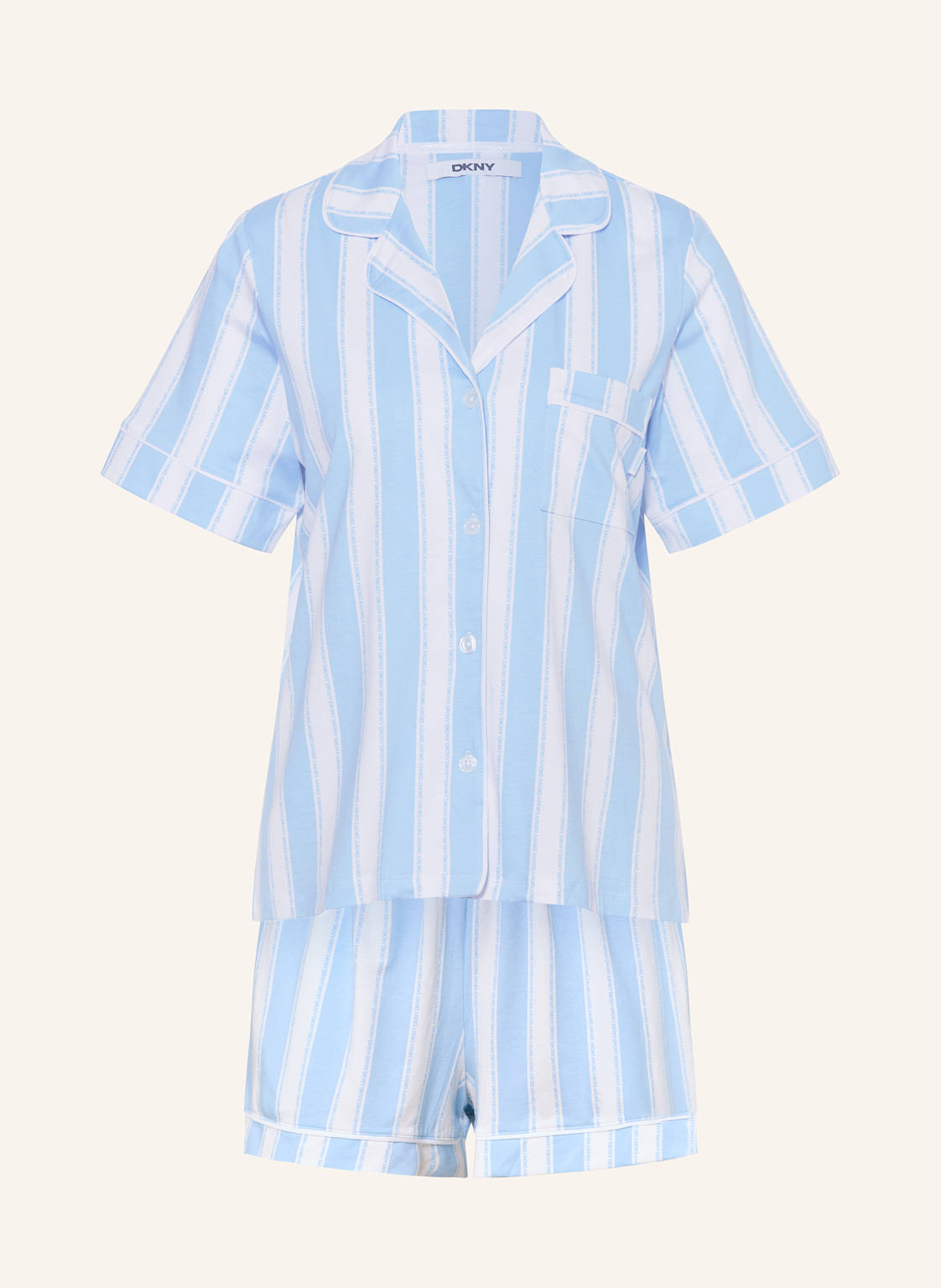 Dkny Shorty-Schlafanzug Brighten Your Day blau Dkny Shorty-Schlafanzug Brighten Your Day blau von DKNY