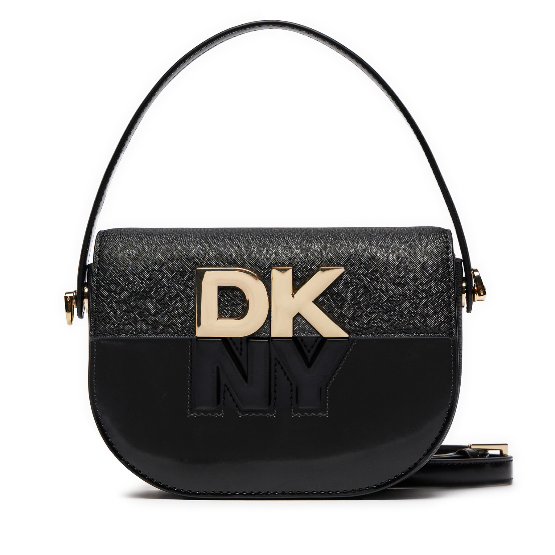 Handtasche DKNY Echo Sm Flap Cbody R42EKE28 Schwarz von DKNY