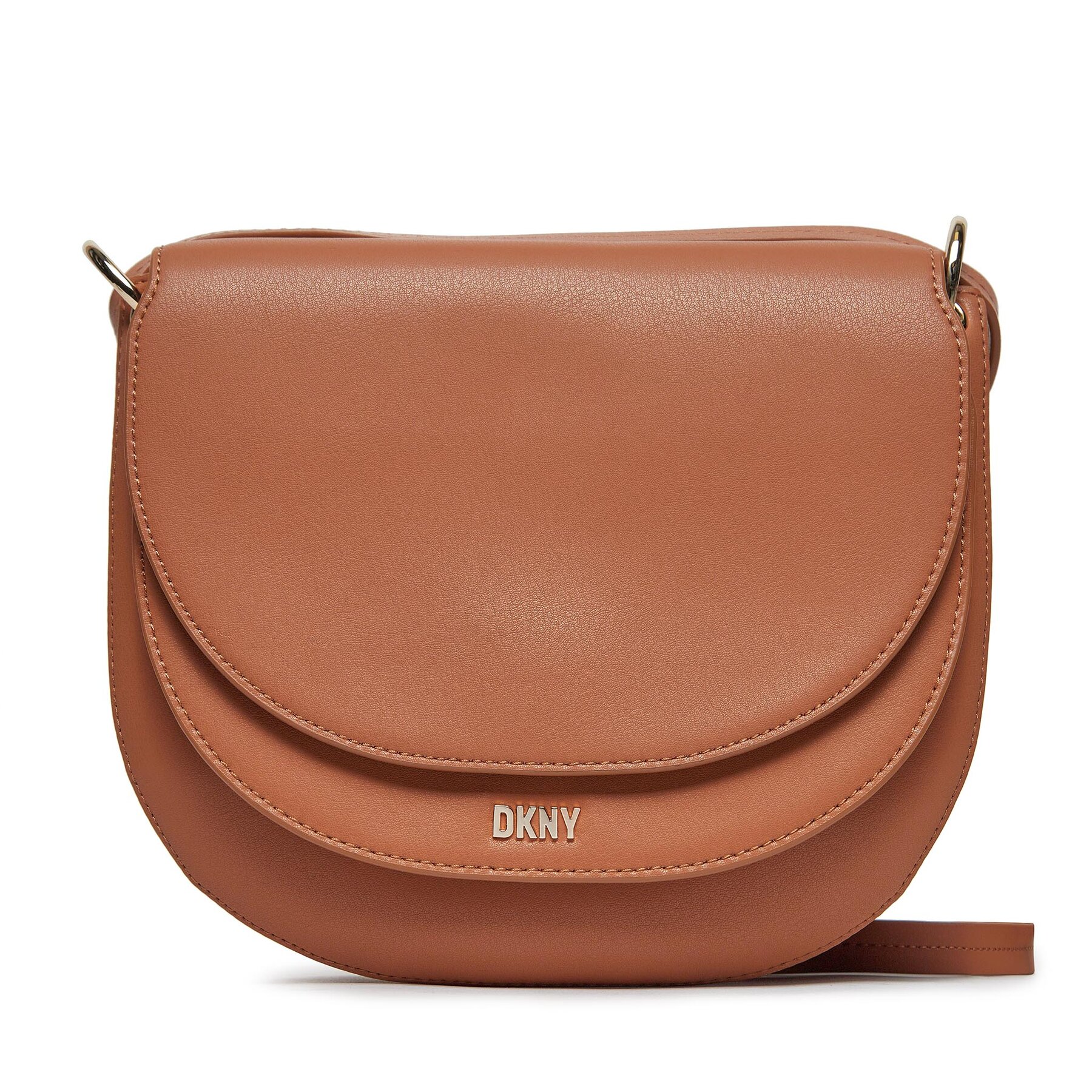 Handtasche DKNY Gramercy Md Flap Cbo R33ECY38 Braun von DKNY