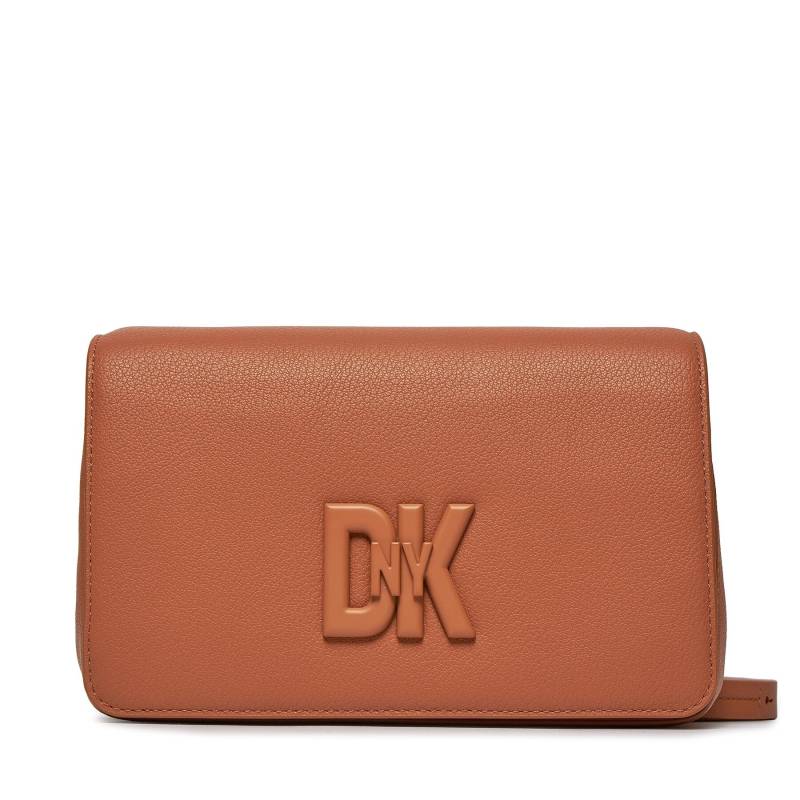 Handtasche DKNY Seventh Avenue Md Fl R33EKY30 Braun von DKNY