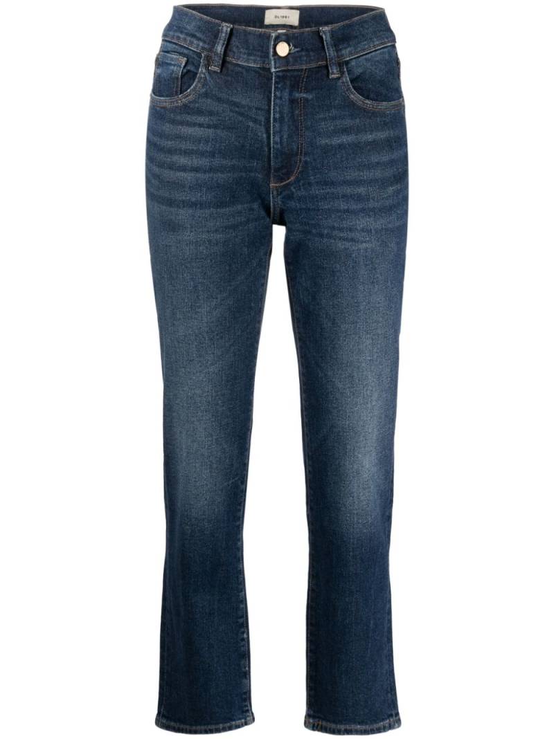 DL1961 Mila mid-rise cigarette jeans - Blue von DL1961