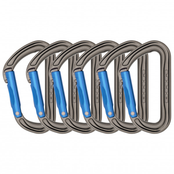 DMM - Shadow - Schnappkarabiner titanium /blau von DMM