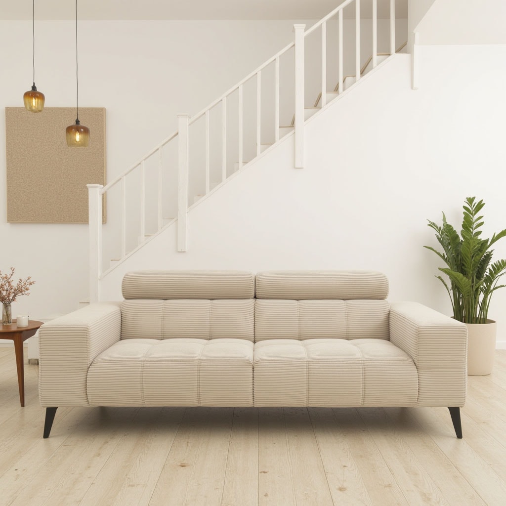 DOMO collection 2-Sitzer »Trento, mit Kufenfuss oder Einzelfuss«, wahlweise mit Kopfteilverstellung und in zwei Grössen erhältlich DOMO collection 2-Sitzer »Trento, mit Kufenfuss oder Einzelfuss«, wahlweise mit Kopfteilverstellung und in zwei Grössen erhältlich von DOMO collection