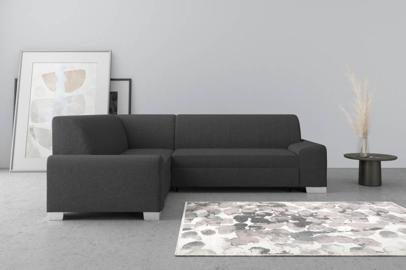 DOMO collection Ecksofa »Anzio L-Form«, Wahlweise mit Bettfunktion und Federkern von DOMO collection