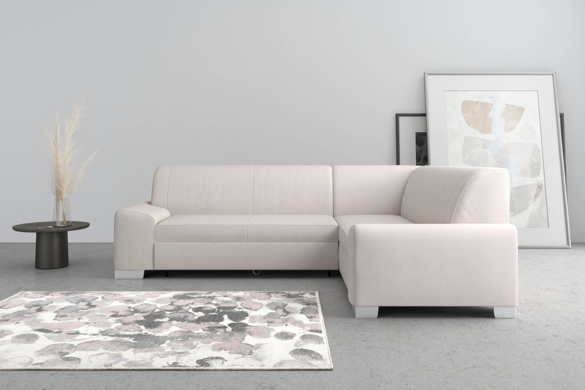 DOMO collection Ecksofa »Anzio L-Form«, Wahlweise mit Bettfunktion und Federkern von DOMO collection