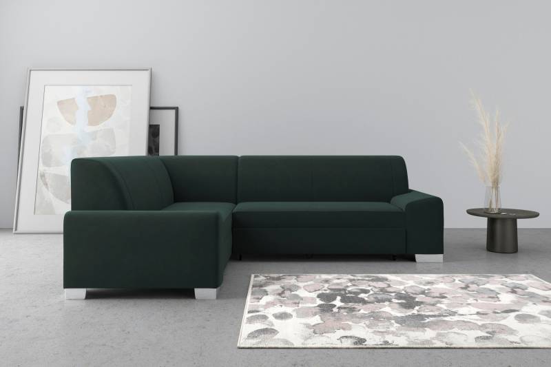 DOMO collection Ecksofa »Anzio L-Form«, Wahlweise mit Bettfunktion und Federkern von DOMO collection