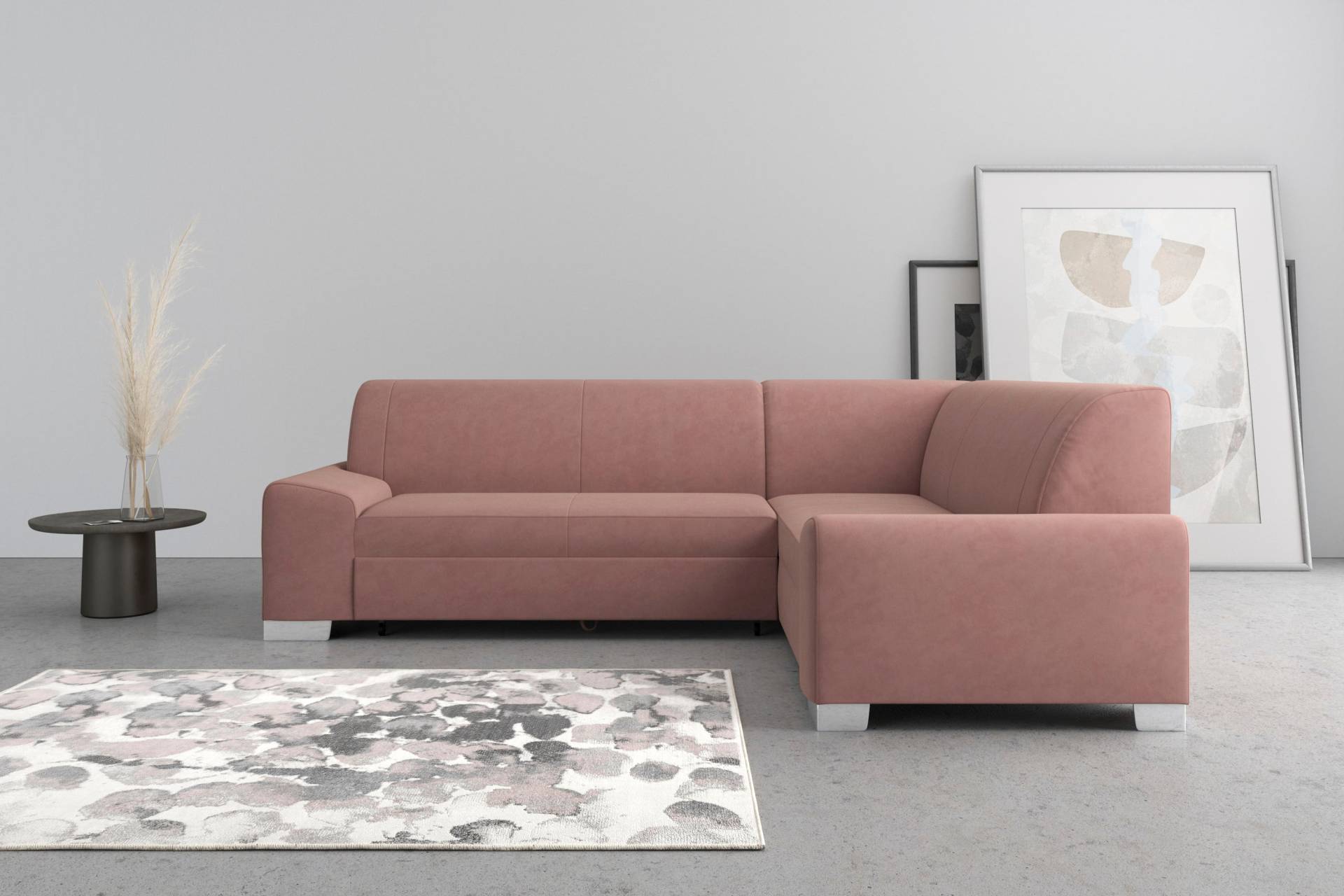 DOMO collection Ecksofa »Anzio L-Form«, Wahlweise mit Bettfunktion und Federkern von DOMO collection