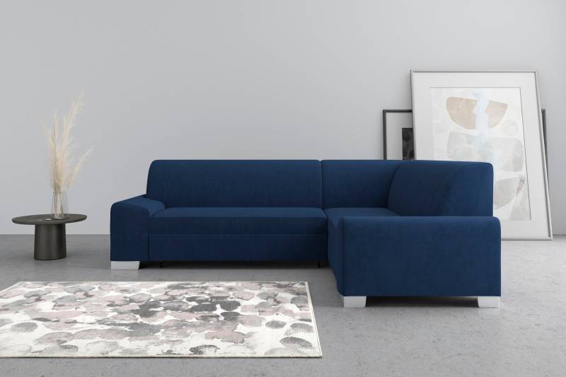 DOMO collection Ecksofa »Anzio L-Form«, Wahlweise mit Bettfunktion und Federkern von DOMO collection