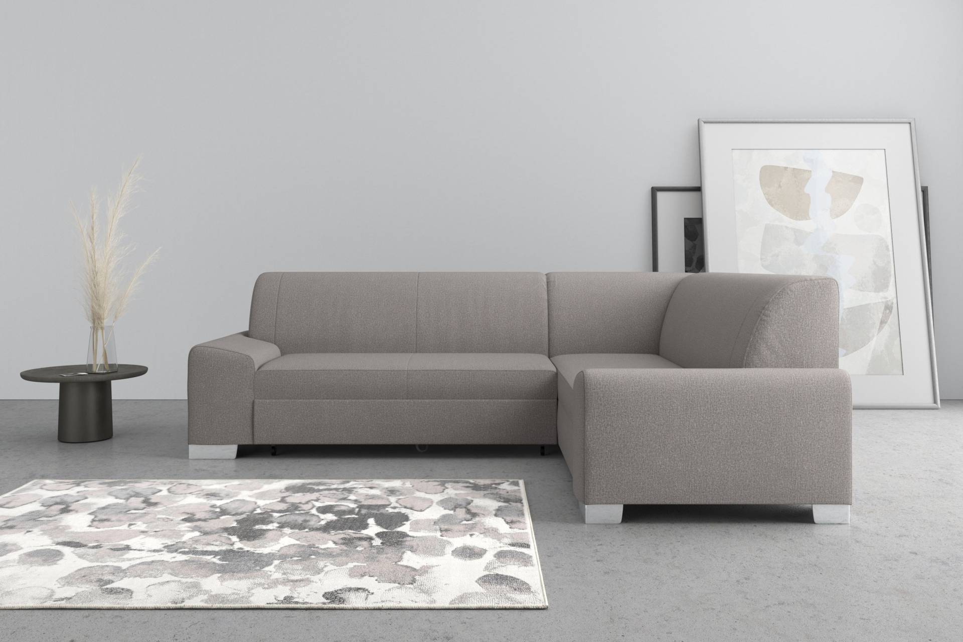 DOMO collection Ecksofa »Anzio L-Form«, Wahlweise mit Bettfunktion und Federkern von DOMO collection