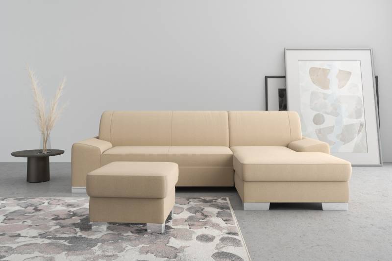 DOMO collection Ecksofa »Anzio L-Form«, wahlweise mit Bettfunktion und Federkern von DOMO collection