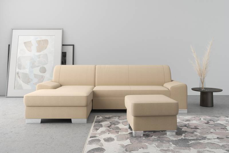 DOMO collection Ecksofa »Anzio L-Form«, wahlweise mit Bettfunktion und Federkern von DOMO collection