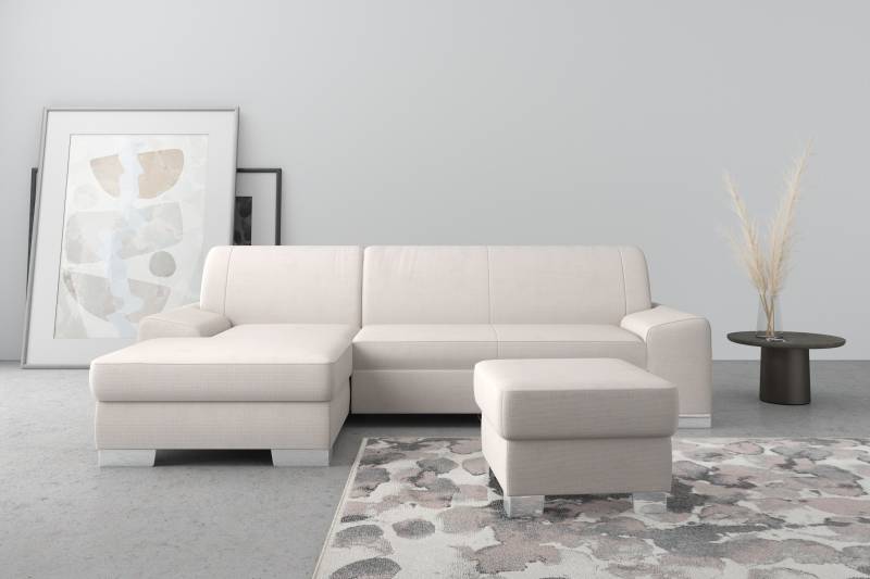 DOMO collection Ecksofa »Anzio L-Form«, wahlweise mit Bettfunktion und Federkern von DOMO collection