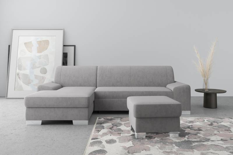 DOMO collection Ecksofa »Anzio L-Form«, wahlweise mit Bettfunktion und Federkern von DOMO collection