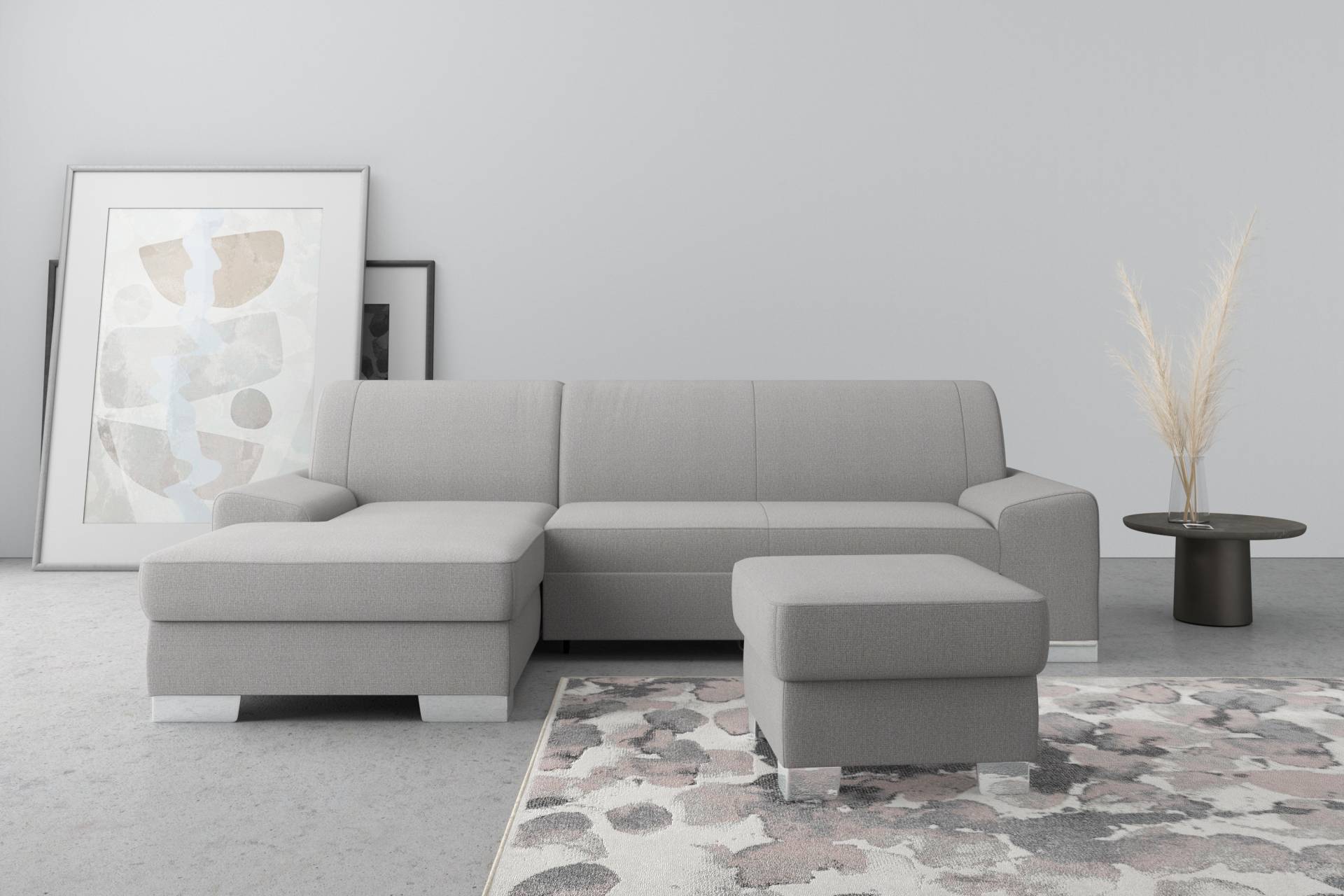 DOMO collection Ecksofa »Anzio L-Form«, wahlweise mit Bettfunktion und Federkern von DOMO collection