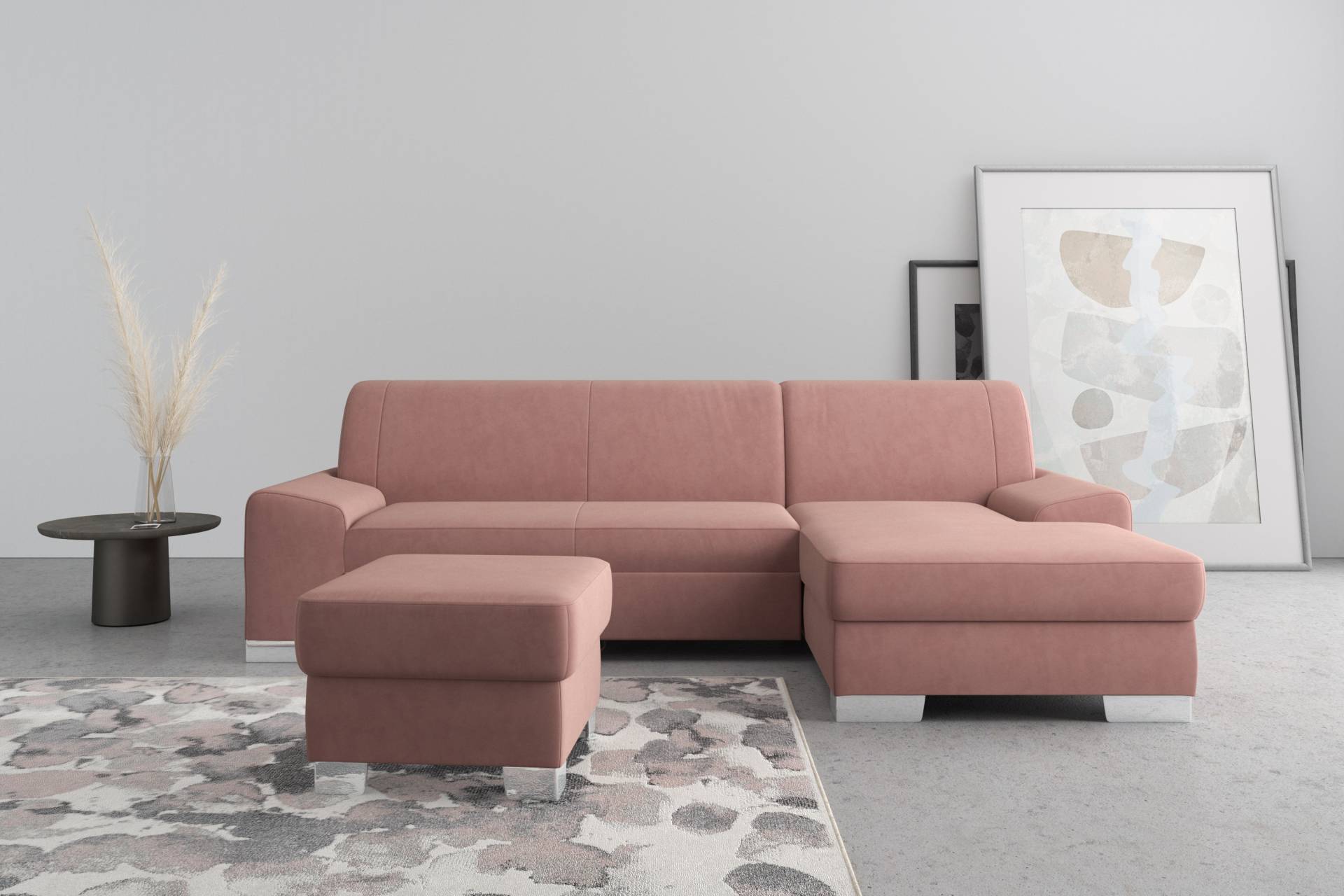 DOMO collection Ecksofa »Anzio L-Form«, wahlweise mit Bettfunktion und Federkern von DOMO collection