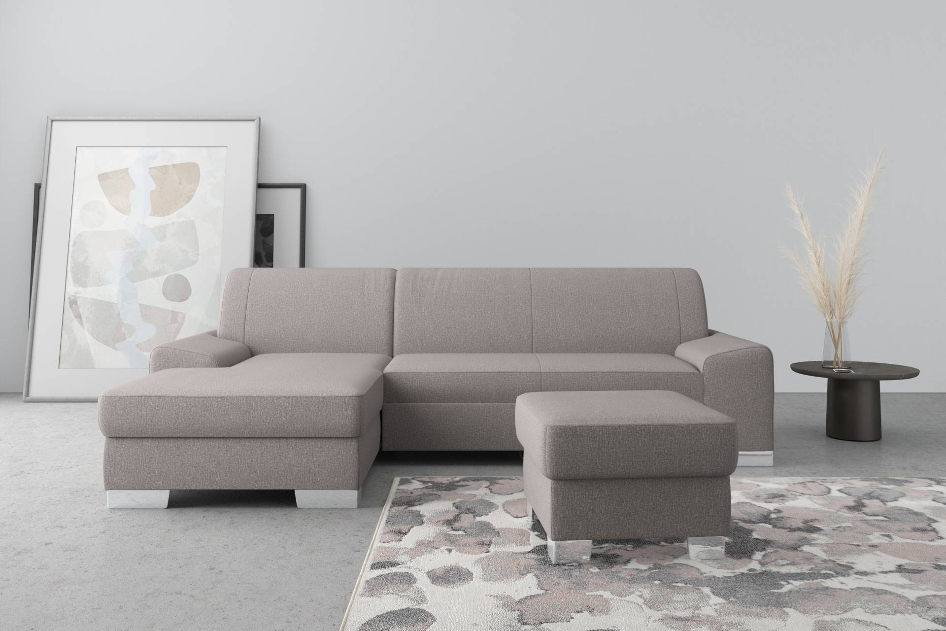 DOMO collection Ecksofa »Anzio L-Form«, wahlweise mit Bettfunktion und Federkern von DOMO collection