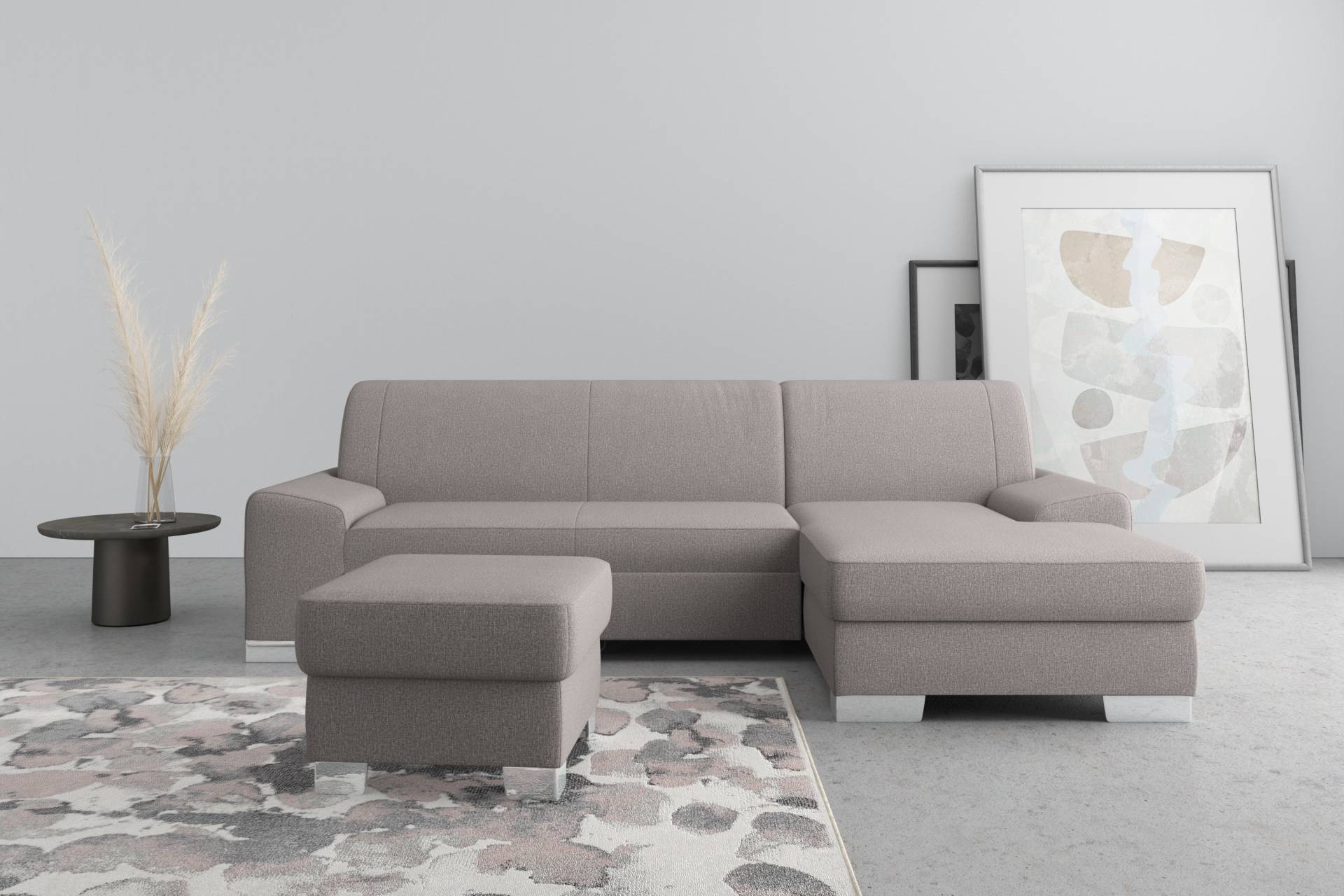 DOMO collection Ecksofa »Anzio L-Form«, wahlweise mit Bettfunktion und Federkern von DOMO collection