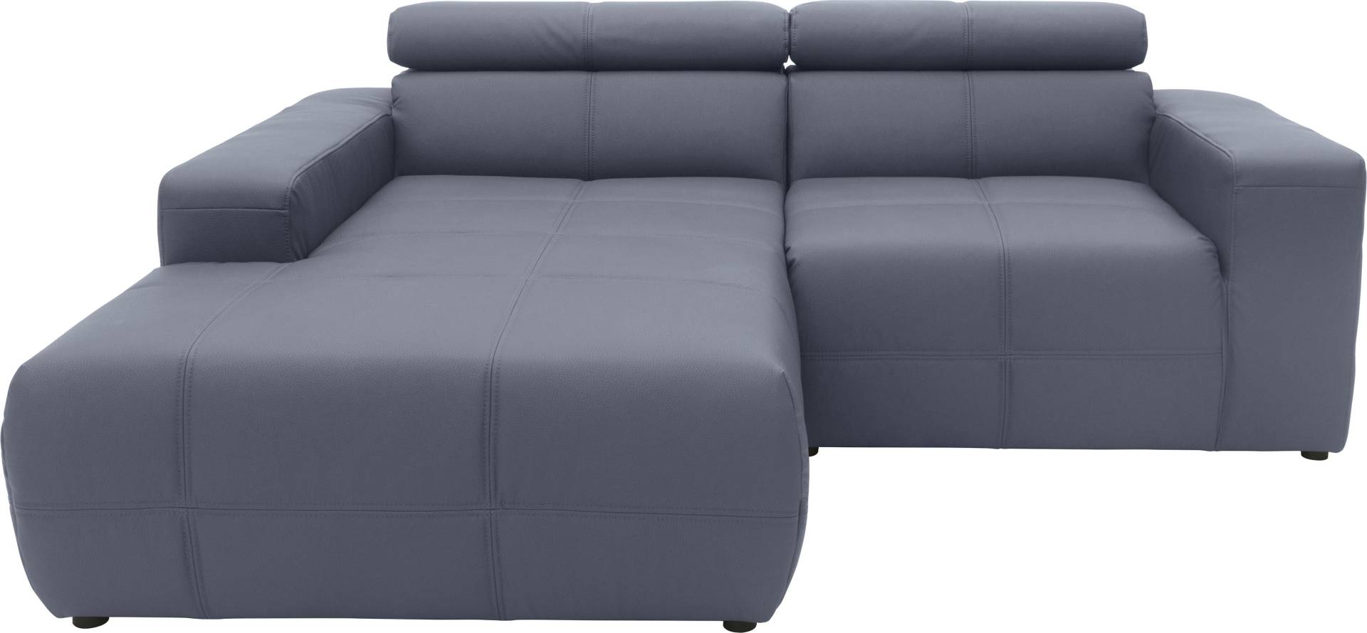 DOMO collection Ecksofa »Brandon kleine Ausführung B/T/H: 214/100/80 cm«, Mit Kopfteilverstellung, auch in Leder und Cord, L-Form von DOMO collection