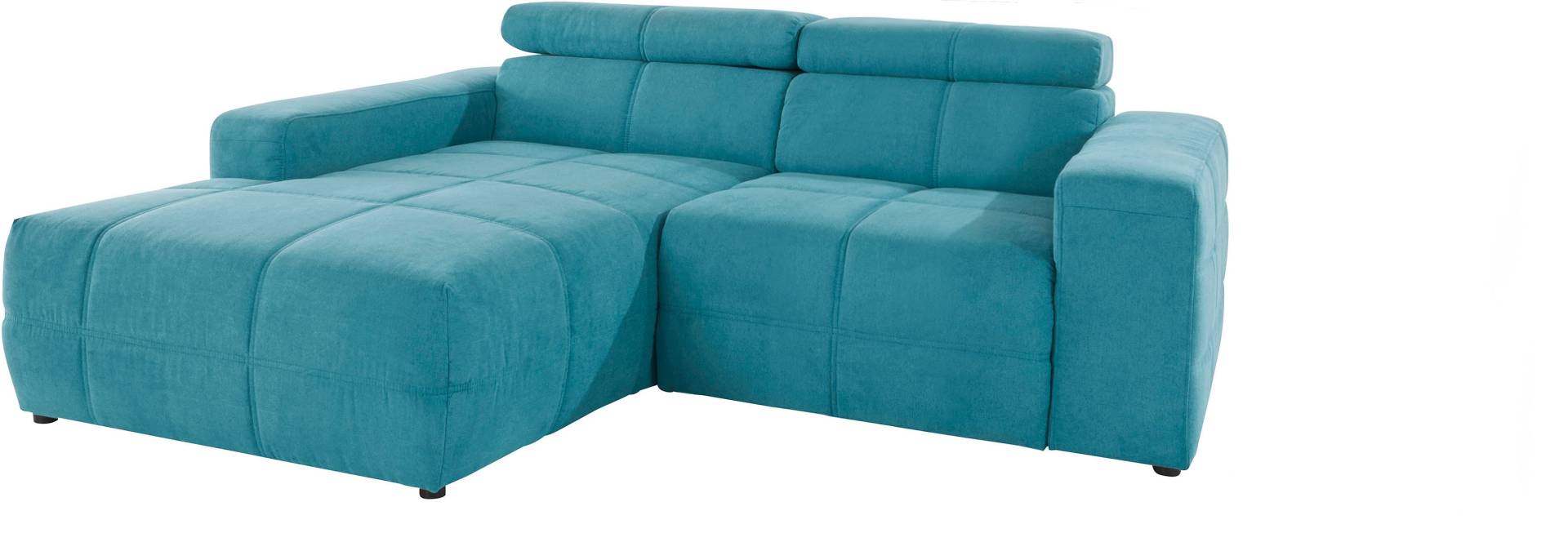 DOMO collection Ecksofa »Brandon kleine Ausführung B/T/H: 214/100/80 cm«, Mit Kopfteilverstellung, auch in Leder und Cord, L-Form DOMO collection Ecksofa »Brandon kleine Ausführung B/T/H: 214/100/80 cm«, Mit Kopfteilverstellung, auch in Leder und Cord, L-Form von DOMO collection