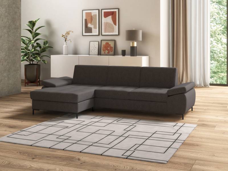 DOMO collection Ecksofa »Capelo L-Form«, mit Armteilverstellung, wahlweise mit Bettfunktion, Federkern von DOMO collection