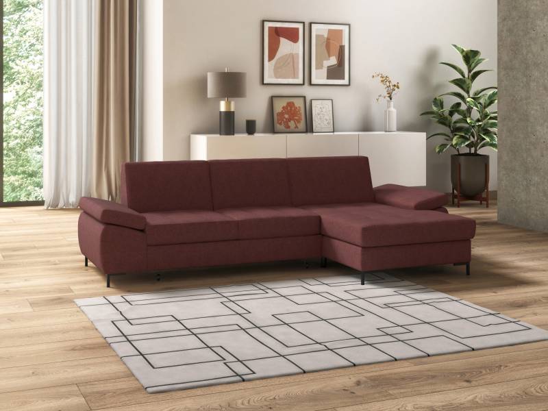 DOMO collection Ecksofa »Capelo L-Form«, mit Armteilverstellung, wahlweise mit Bettfunktion, Federkern von DOMO collection