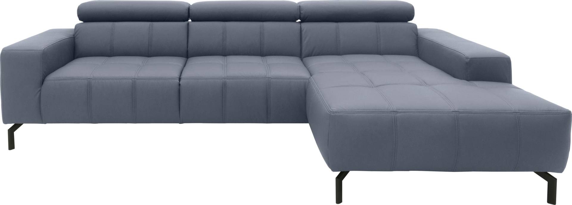 DOMO collection Ecksofa »Cunelli L-Form«, wahlweise inklusive 6-fach verstellbarer Kopfteilverstellung von DOMO collection