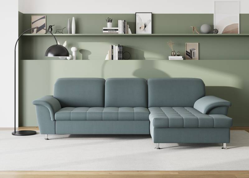 DOMO collection Ecksofa Franzi, wahlweise mit Bettfunktion, Bettkasten und Kopfteilverstellung von DOMO collection