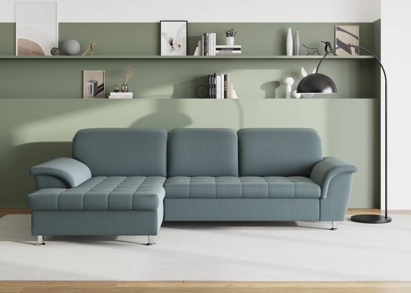 DOMO collection Ecksofa Franzi, wahlweise mit Bettfunktion, Bettkasten und Kopfteilverstellung von DOMO collection