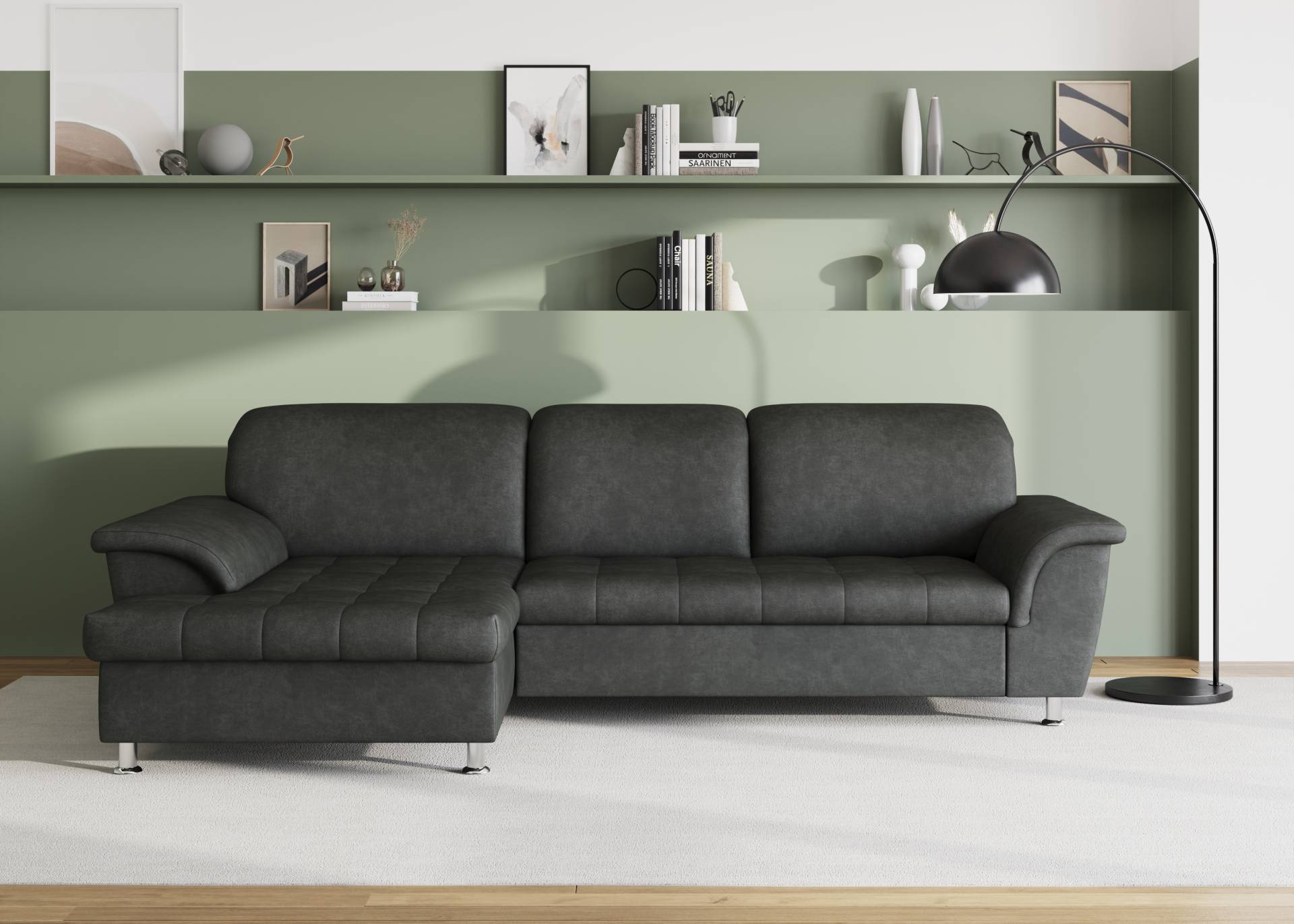 DOMO collection Ecksofa Franzi, wahlweise mit Bettfunktion, Bettkasten und Kopfteilverstellung von DOMO collection