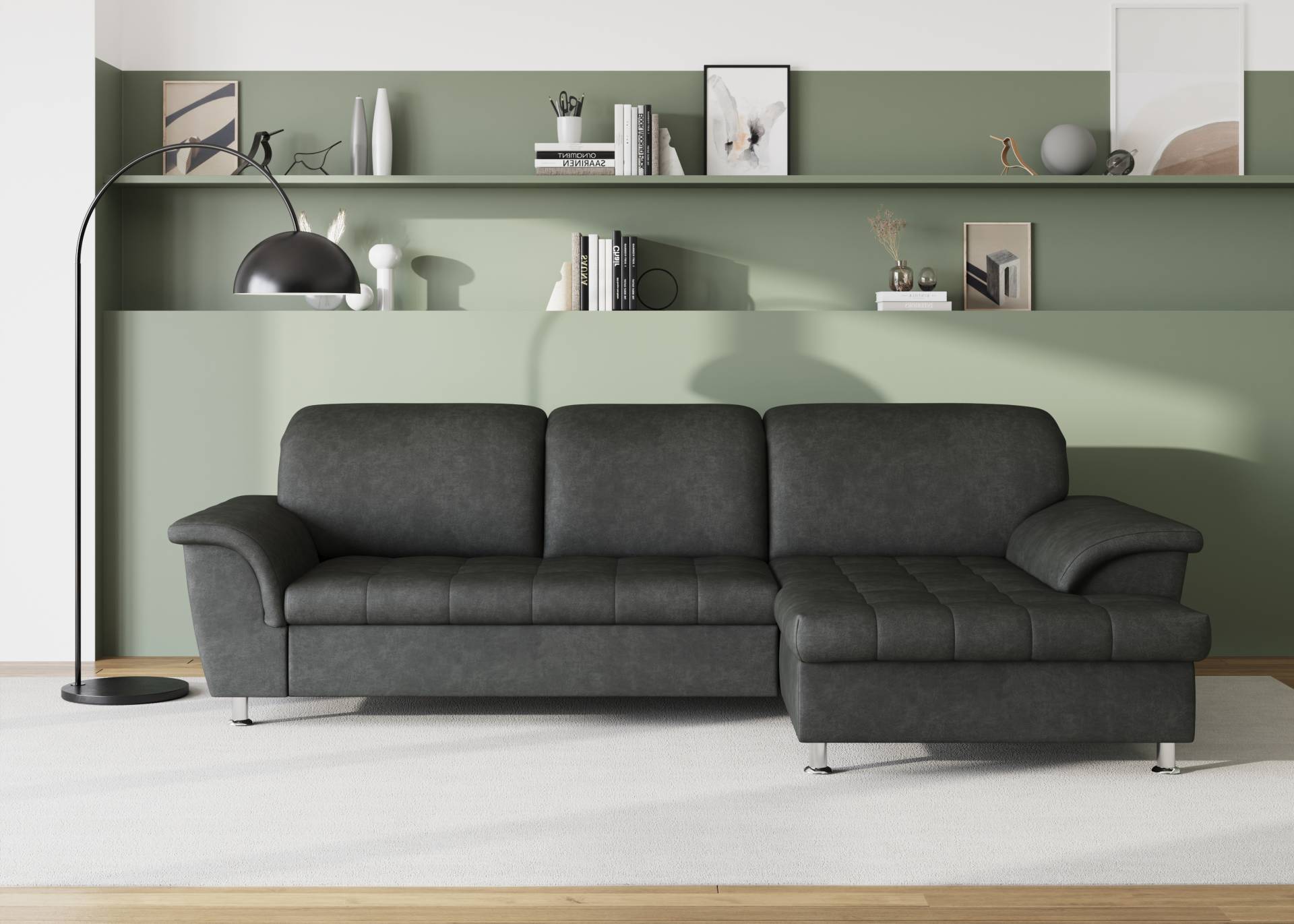 DOMO collection Ecksofa Franzi, wahlweise mit Bettfunktion, Bettkasten und Kopfteilverstellung von DOMO collection