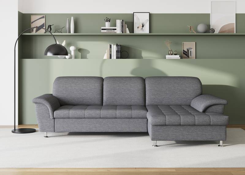 DOMO collection Ecksofa Franzi, wahlweise mit Bettfunktion, Bettkasten und Kopfteilverstellung von DOMO collection