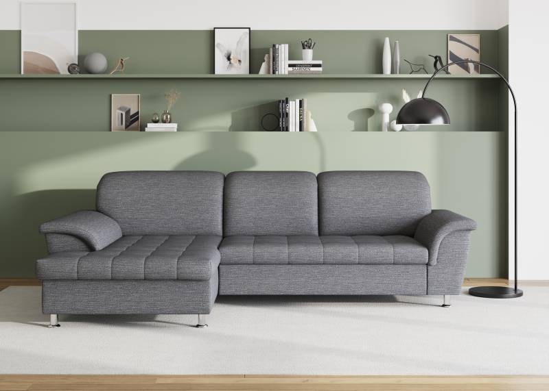 DOMO collection Ecksofa Franzi, wahlweise mit Bettfunktion, Bettkasten und Kopfteilverstellung von DOMO collection