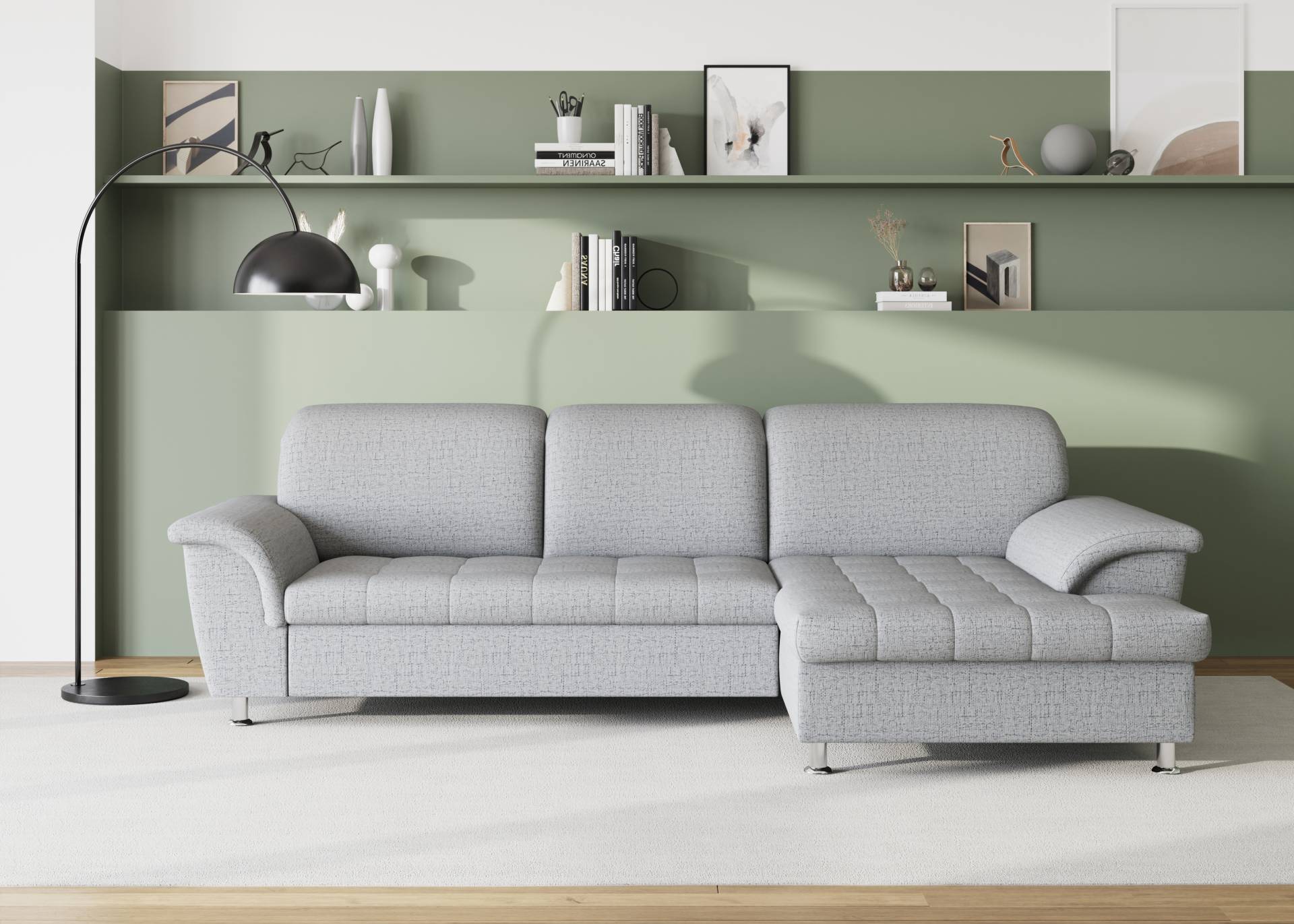 DOMO collection Ecksofa Franzi, wahlweise mit Bettfunktion, Bettkasten und Kopfteilverstellung von DOMO collection