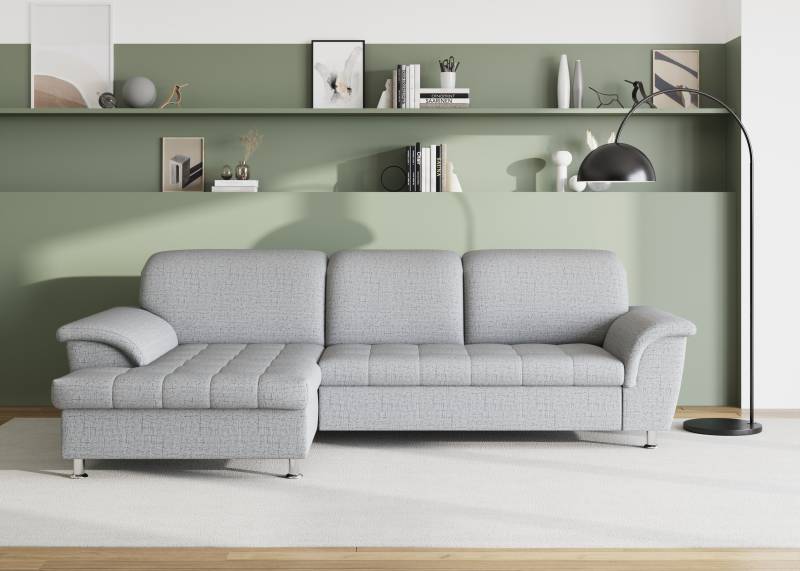 DOMO collection Ecksofa Franzi, wahlweise mit Bettfunktion, Bettkasten und Kopfteilverstellung von DOMO collection