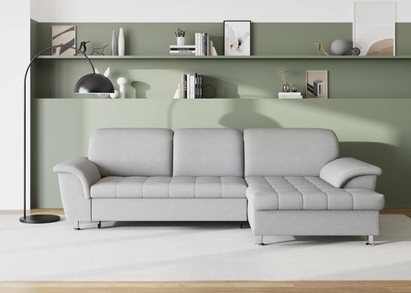 DOMO collection Ecksofa Franzi, wahlweise mit Bettfunktion, Bettkasten und Kopfteilverstellung von DOMO collection