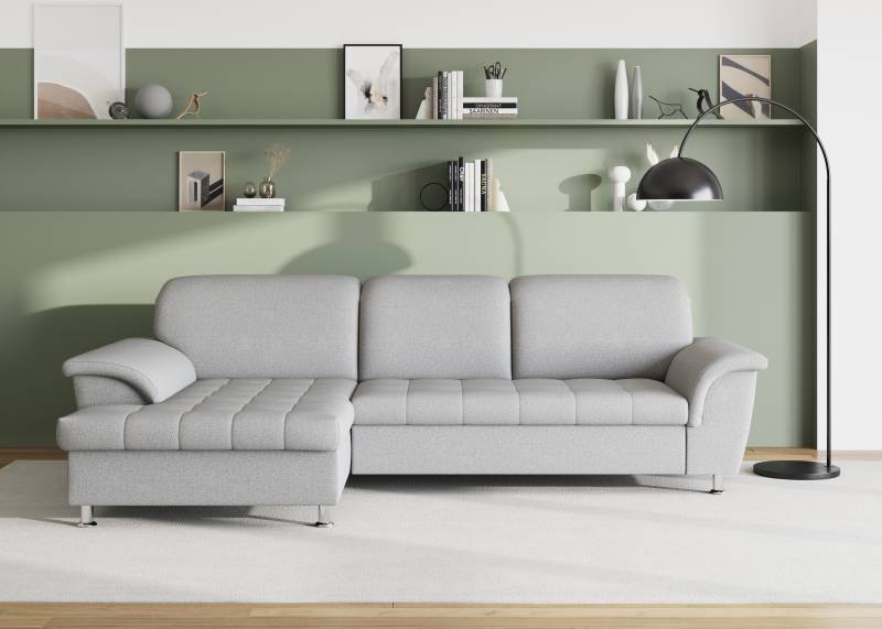 DOMO collection Ecksofa Franzi, wahlweise mit Bettfunktion, Bettkasten und Kopfteilverstellung von DOMO collection