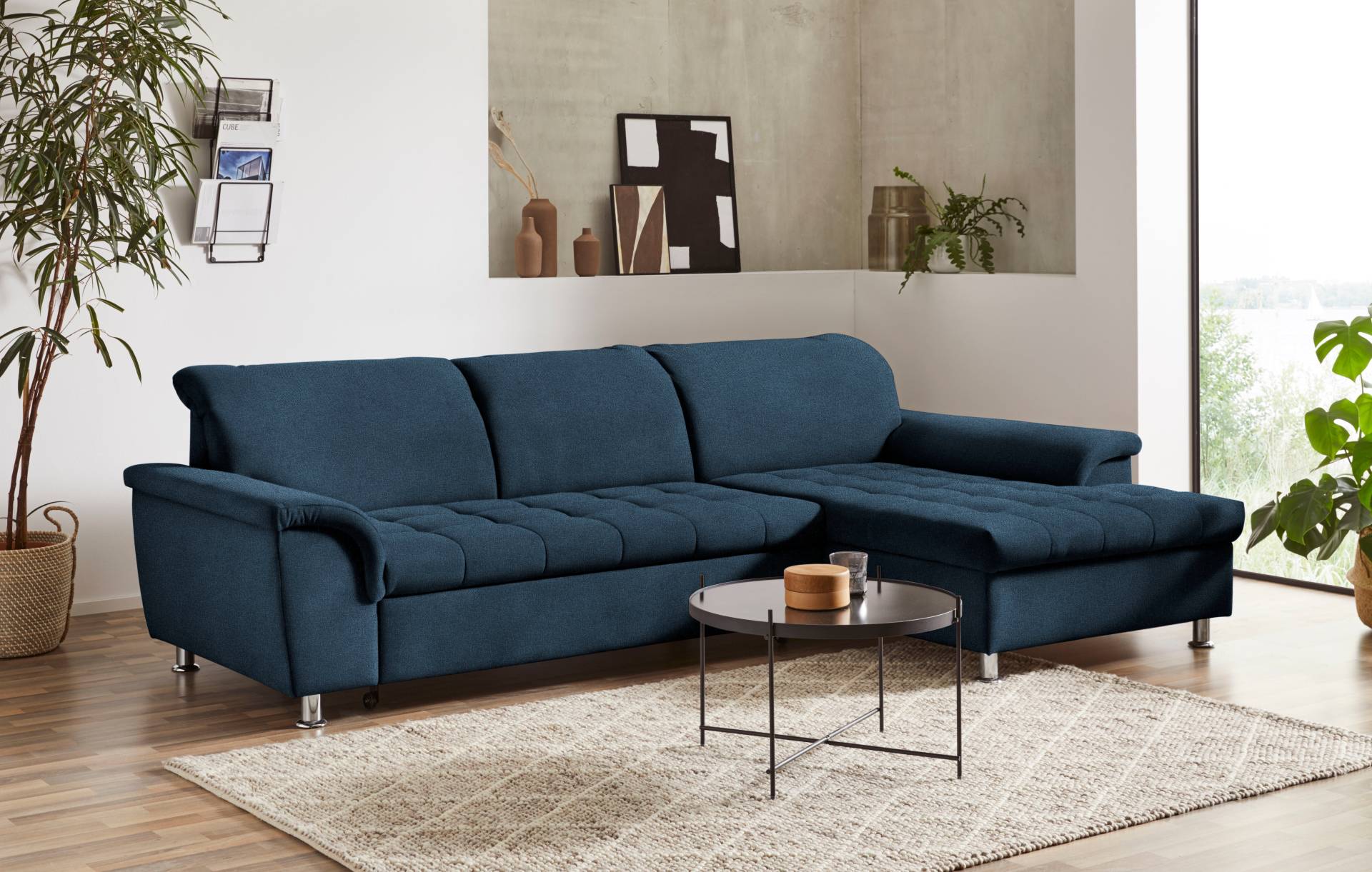 DOMO collection Ecksofa »Franzi L-Form«, wahlweise mit Kopfteilverstellung (dann Tiefe: 170 cm) von DOMO collection