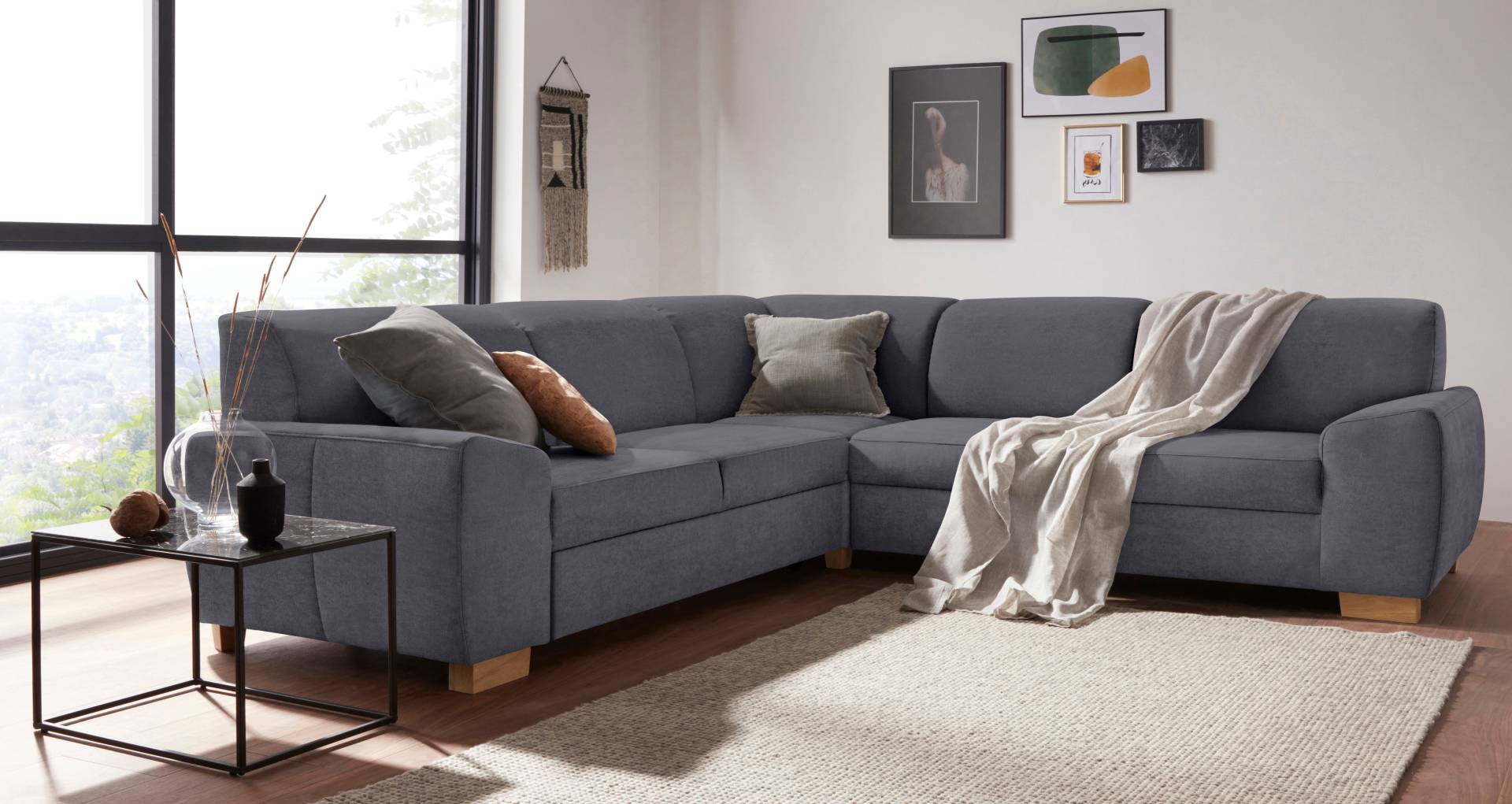 DOMO collection Ecksofa »Incanto L-Form«, wahlweise mit Bettfunktion von DOMO collection