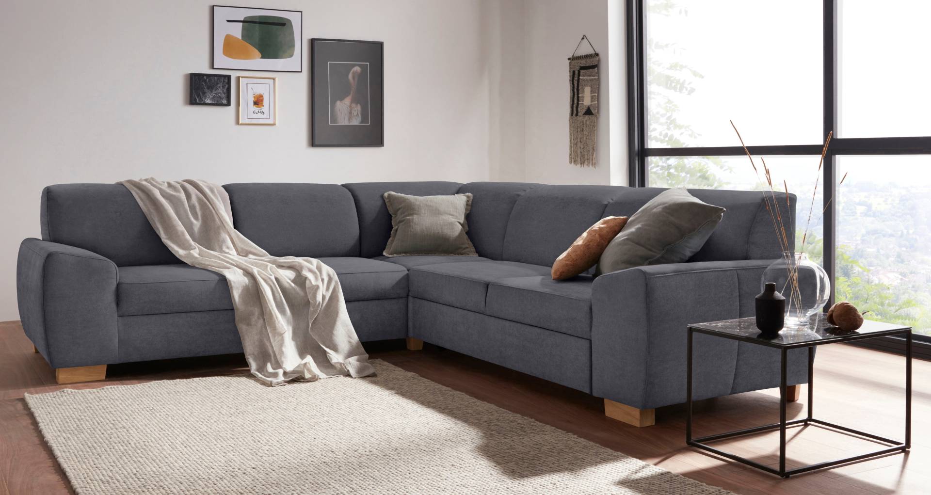 DOMO collection Ecksofa »Incanto L-Form«, wahlweise mit Bettfunktion von DOMO collection