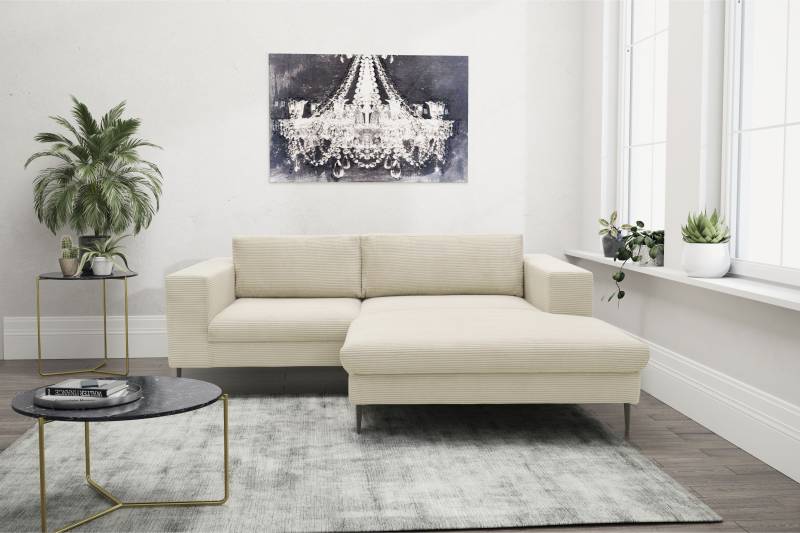 DOMO collection Ecksofa »Modica L-Form«, moderne Optik mit grosszügiger RecamiÃ¨re, auch in Cord von DOMO collection